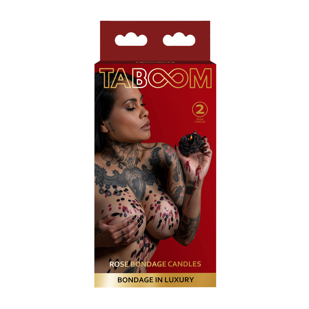 Taboom 2 Rose Bondage Candles