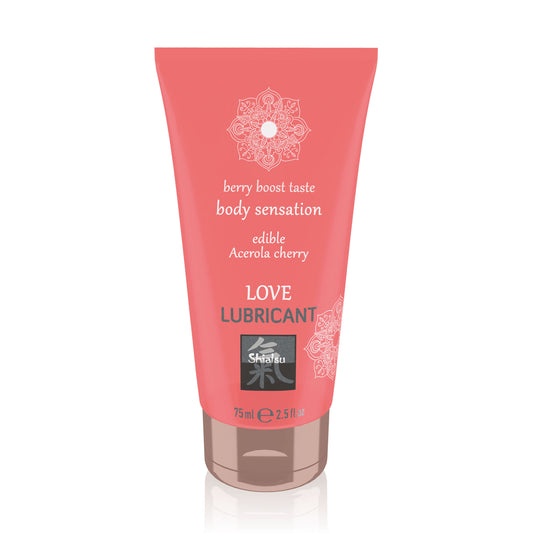 Shiatsu Love Lubricant Edible Acerola Cherry 75ml