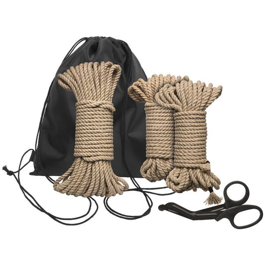 Kink Bind And Tie Initiation 5 Piece Hemp Rope Kit