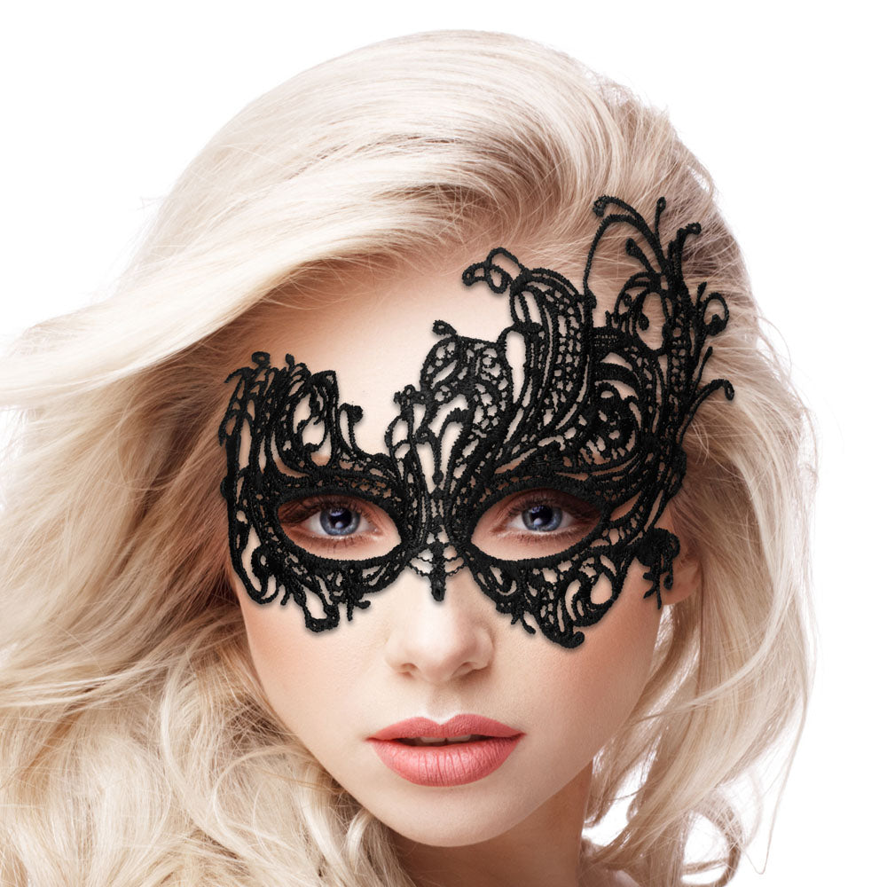 Ouch Royal Black Lace Mask