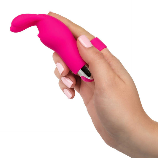 Intimate Play Pink Rechargeable Bunny Finger Vibrator