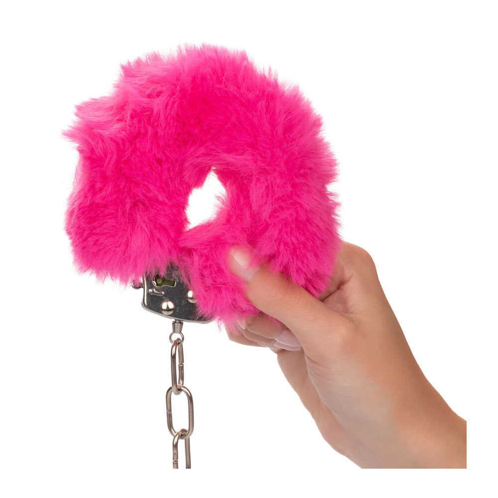 Ultra Fluffy Furry Cuffs Pink